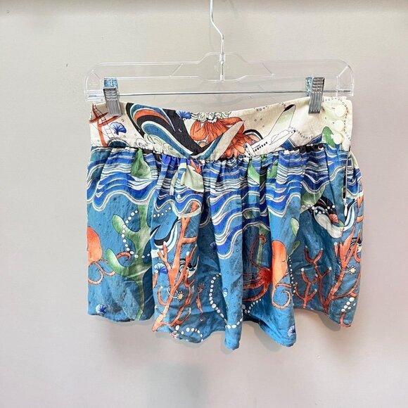 Eryn Brinie Anthropologie Ocean Theme‎ Skirt- Size Small - Picture 1 of 7